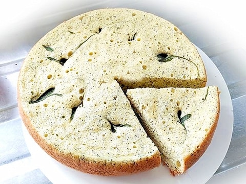 オールパンゼロで!抹茶風味のシフォンケーキ♪